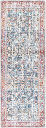 Rust Catadupa Distressed Washable Area Rug - Clearance - Ornate Home