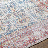 Rust Catadupa Distressed Washable Area Rug - Clearance - Ornate Home