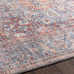 Rust Gardnertown Medallion Washable Area Rug - Clearance - Ornate Home