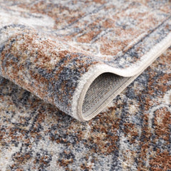 Rust Hera Washable Area Rug - Clearance - Ornate Home