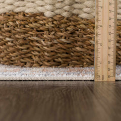 Rust Hera Washable Area Rug - Clearance - Ornate Home