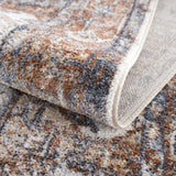 Rust Hera Washable Area Rug - Clearance - Ornate Home