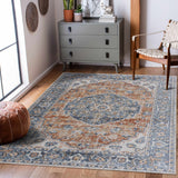 Rust Hiti Washable area rug - Clearance - Ornate Home