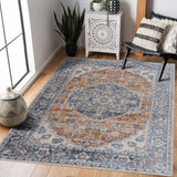 Rust Hiti Washable area rug - Clearance - Ornate Home