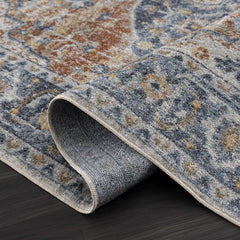 Rust Hiti Washable area rug - Clearance - Ornate Home