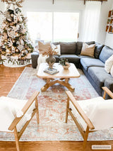 Rust Maayon Washable Rug - Ornate Home