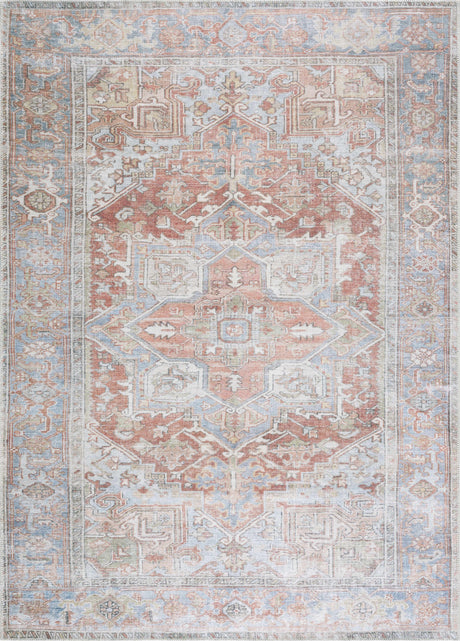 Rust Maayon Washable Rug - Ornate Home