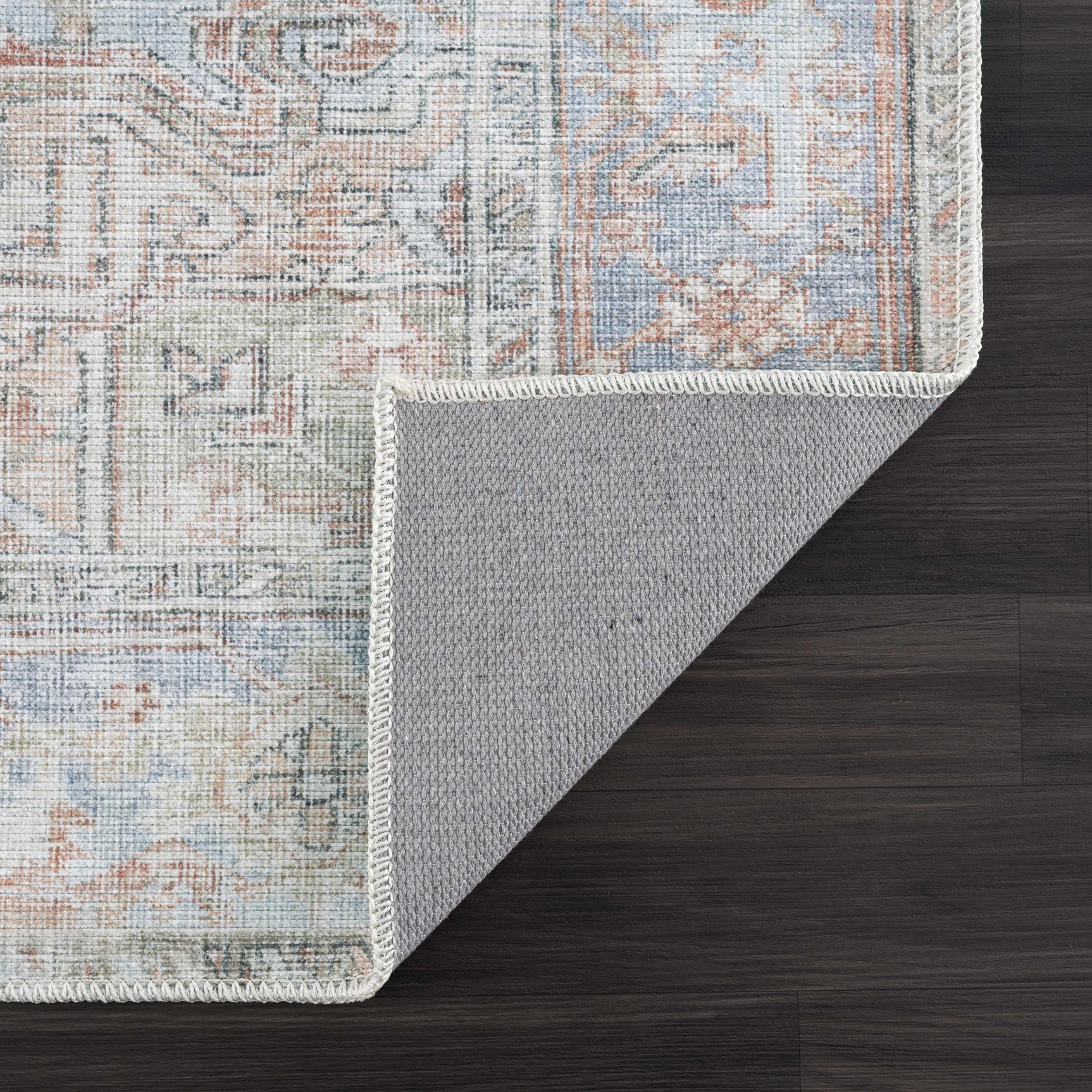 Rust Maayon Washable Rug - Ornate Home