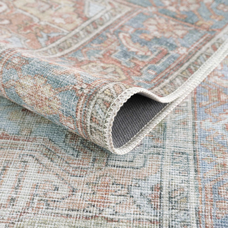 Rust Maayon Washable Rug - Ornate Home