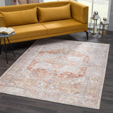 Rust Maayon Washable Rug - Ornate Home