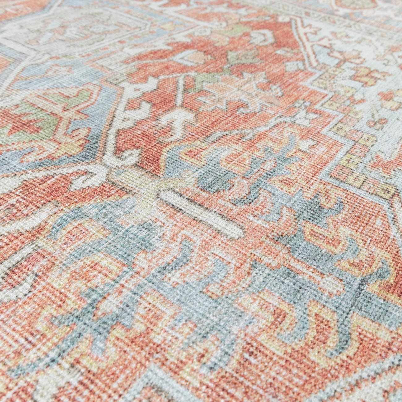 Rust Maayon Washable Rug - Ornate Home