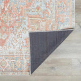 Rust Maayon Washable Rug - Ornate Home