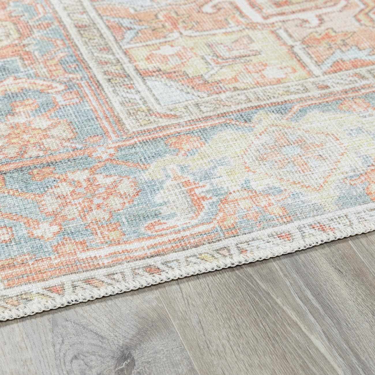 Rust Maayon Washable Rug - Ornate Home