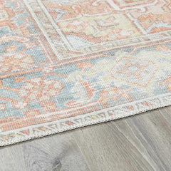 Rust Maayon Washable Rug - Ornate Home
