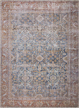 Rust Mair Traditional Washable Area Rug - Clearance - Ornate Home