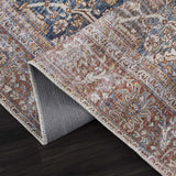 Rust Mair Traditional Washable Area Rug - Clearance - Ornate Home