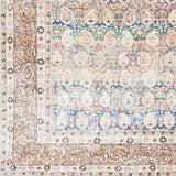 Rust Maligaya Distressed Washable Area Rug - Clearance - Ornate Home