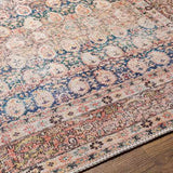 Rust Maligaya Distressed Washable Area Rug - Clearance - Ornate Home