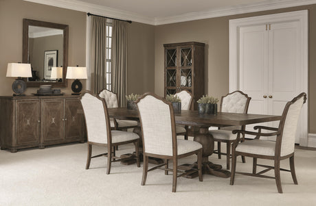 Rustic Patina Peppercorn/Warm Greige Side Chair - Ornate Home