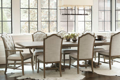 Rustic Patina Peppercorn/Warm Greige Side Chair - Ornate Home