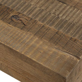 Rustic Planes Woodtone Modern Coffee Table - Ornate Home
