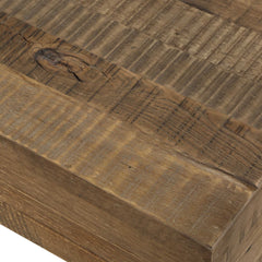 Rustic Planes Woodtone Modern Coffee Table - Ornate Home