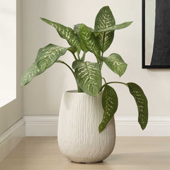 Rustic Ridge Off-White Outdoor Planter - Ornate Home