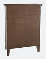 Rustic Shores Grey Wash 2 Door High Cabinet - Ornate Home