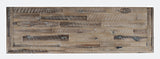 Rustic Shores Grey Wash 4 Door Accent Cabinet - Ornate Home