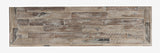 Rustic Shores Grey Wash 4 Door Low Cabinet - Ornate Home
