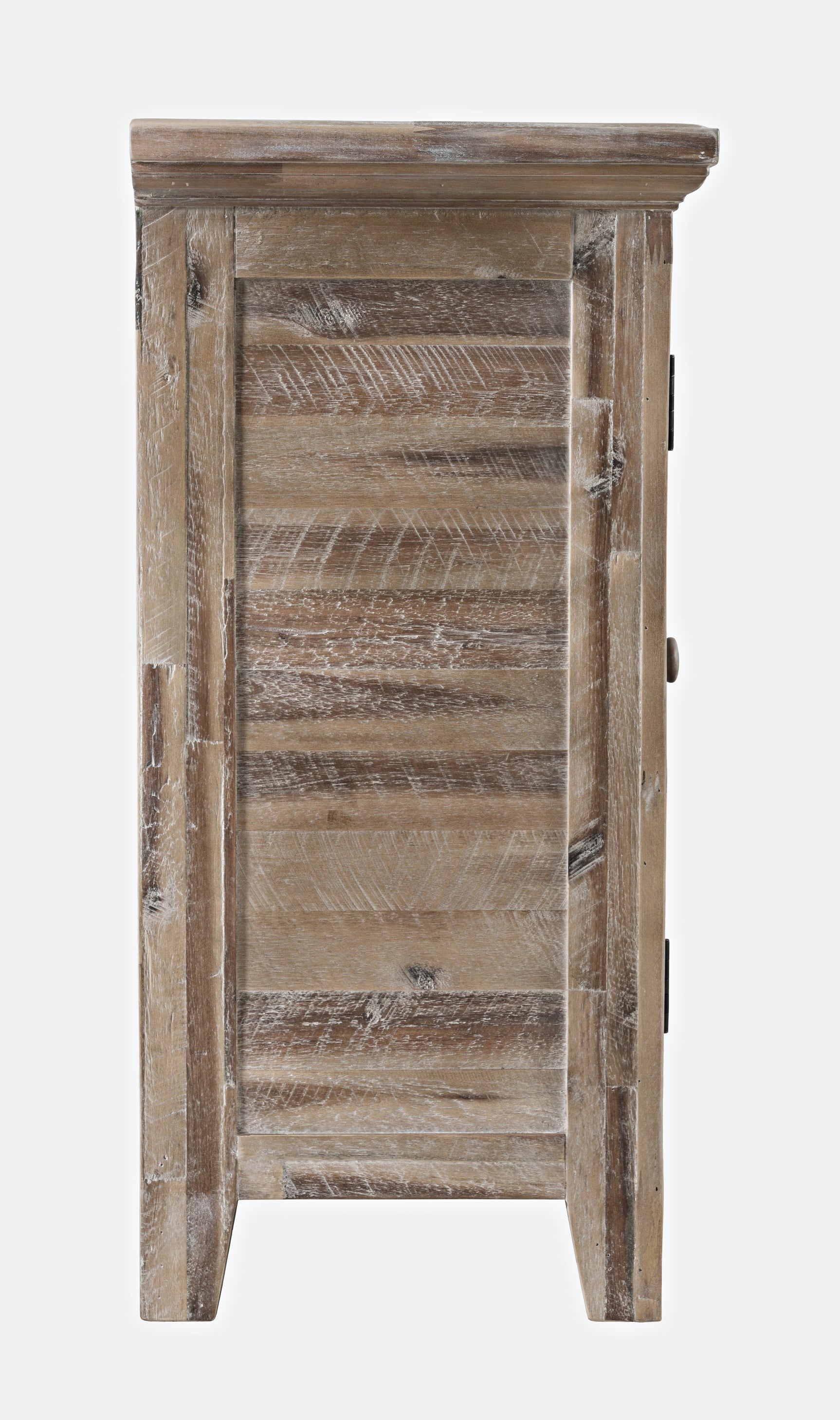 Rustic Shores Grey Wash 6 Door Low Accent Cabinet - Ornate Home