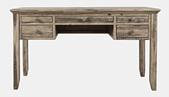 Rustic Shores Grey Wash Power Desk - Ornate Home