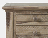 Rustic Shores Grey Wash Power Desk - Ornate Home
