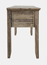 Rustic Shores Grey Wash Power Desk - Ornate Home