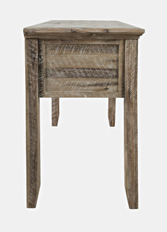 Rustic Shores Grey Wash Power Desk - Ornate Home
