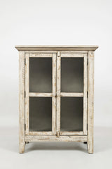 Rustic Shores Scrimshaw 2 Door High Cabinet - Ornate Home