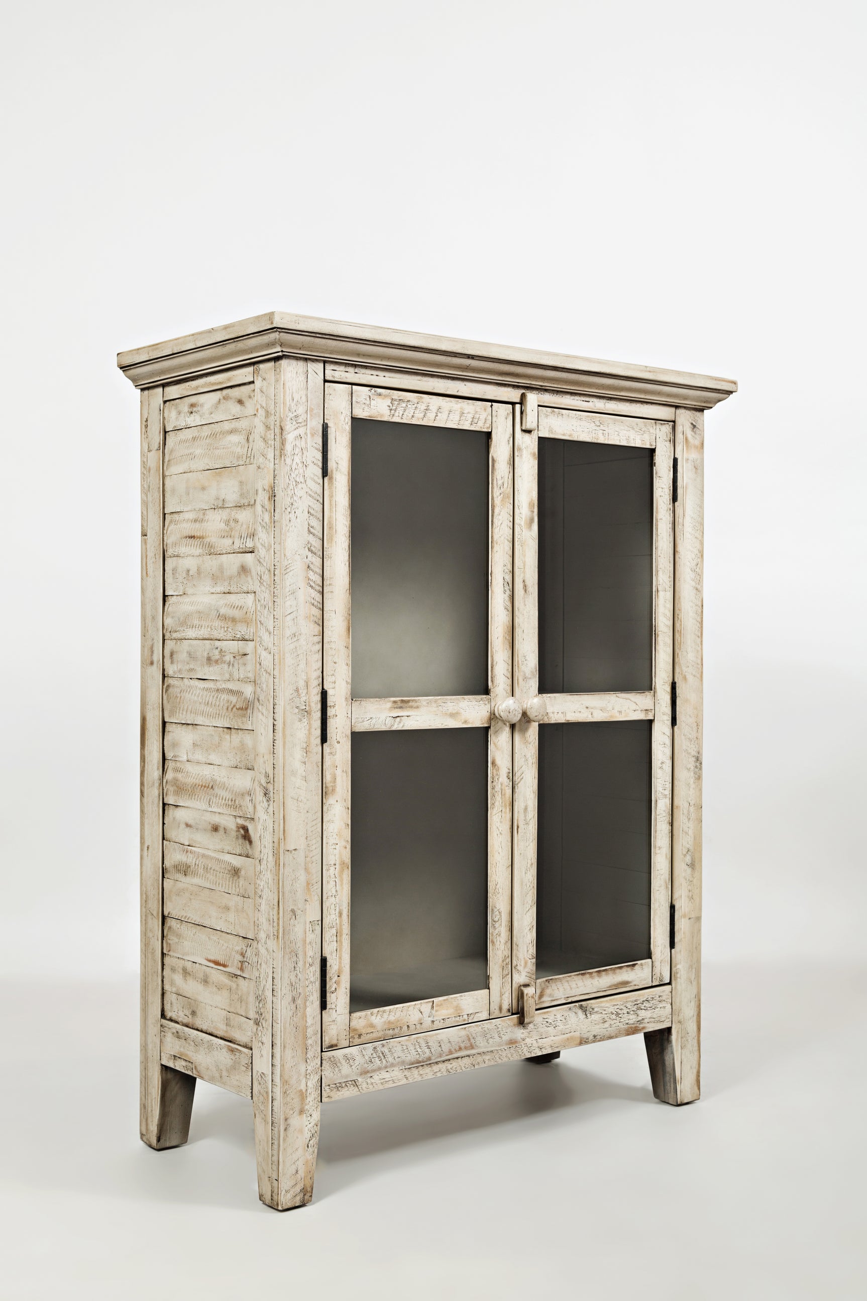 Rustic Shores Scrimshaw 2 Door High Cabinet - Ornate Home