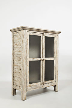 Rustic Shores Scrimshaw 2 Door High Cabinet - Ornate Home
