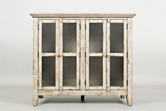 Rustic Shores Scrimshaw 4 Door High Cabinet - Ornate Home