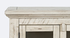 Rustic Shores Scrimshaw 4 Door Low Cabinet - Ornate Home