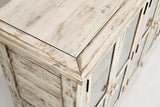 Rustic Shores Scrimshaw 6 Door High Cabinet - Ornate Home
