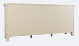 Rustic Shores Scrimshaw 6 Door Low Cabinet - Ornate Home