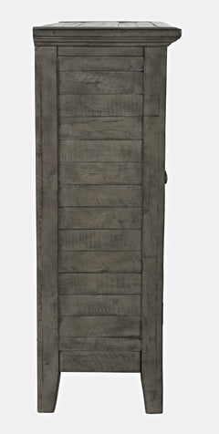 Rustic Shores Stone 2 Door High Cabinet - Ornate Home