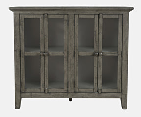 Rustic Shores Stone 4 Door Accent Cabinet - Ornate Home