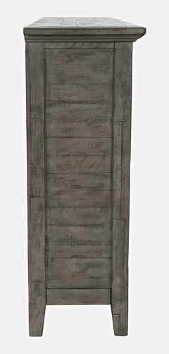 Rustic Shores Stone 4 Door Accent Cabinet - Ornate Home