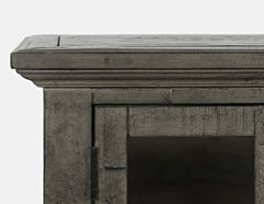 Rustic Shores Stone 4 Door Accent Cabinet - Ornate Home