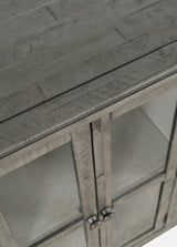 Rustic Shores Stone 4 Door Accent Cabinet - Ornate Home