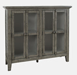 Rustic Shores Stone 4 Door Accent Cabinet - Ornate Home