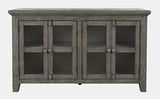 Rustic Shores Stone 4 Door Low Cabinet - Ornate Home