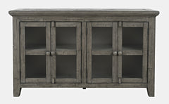 Rustic Shores Stone 4 Door Low Cabinet - Ornate Home